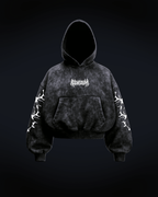 Hoodie Boxy Fit "Don't Fear" - Blanco