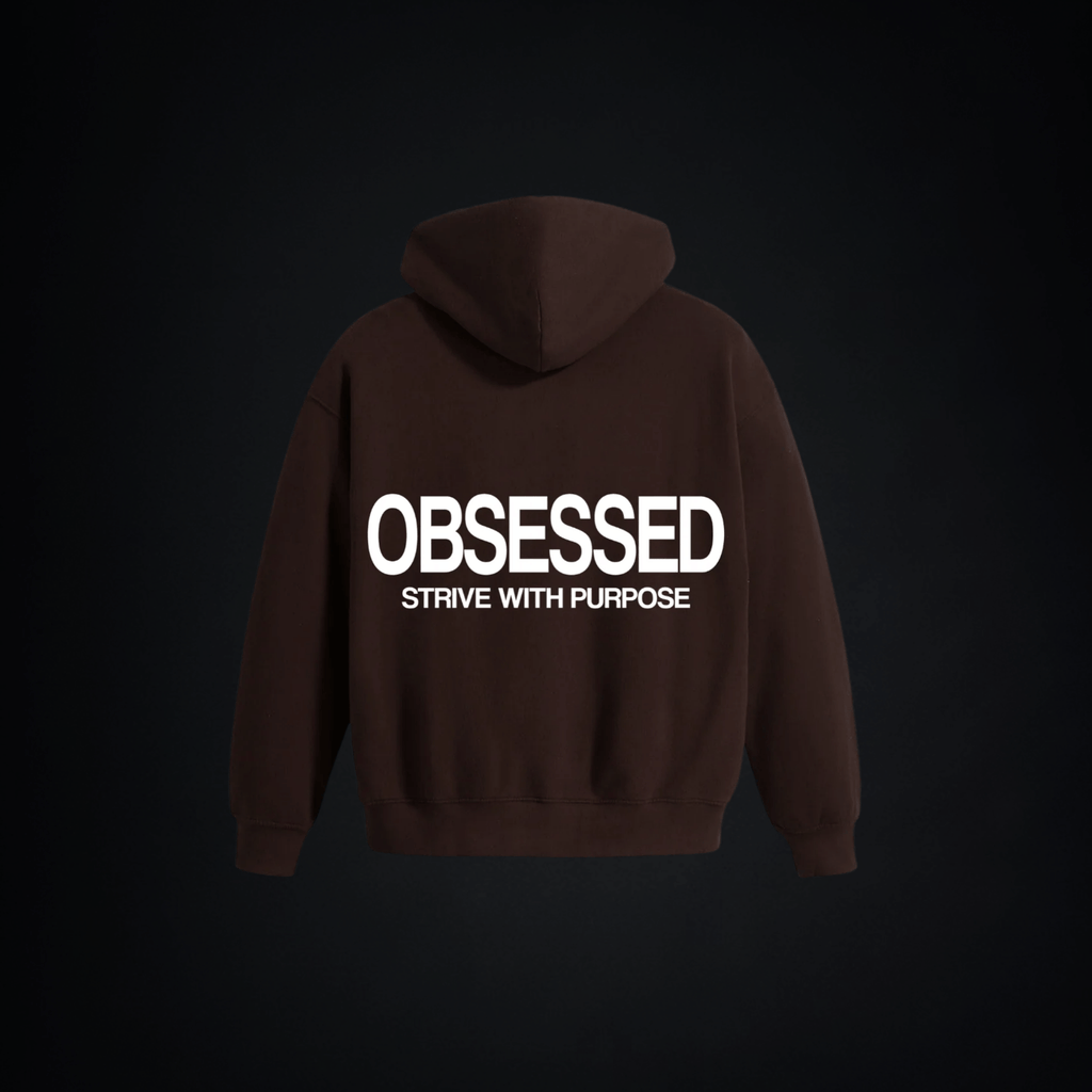 Hoodie Boxy Fit OBSESSED "wt"