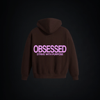 Hoodie Boxy Fit OBSESSED "pink"