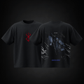 Oversized T-Shirt Skull Knight - Berserk
