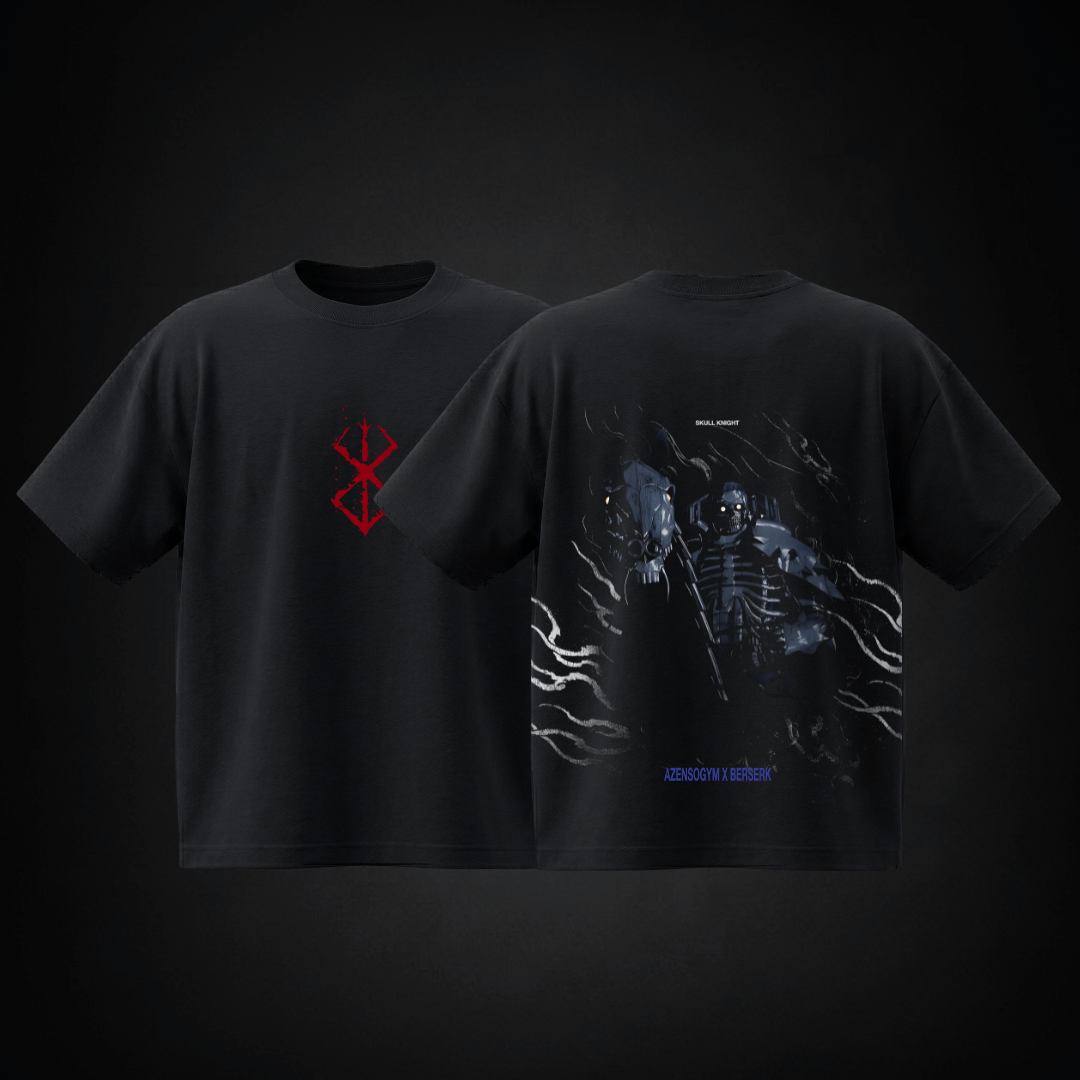 Oversized T-Shirt Skull Knight - Berserk