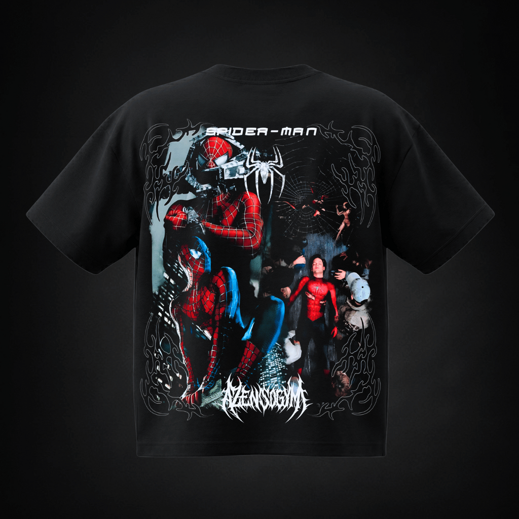 Polera Oversize Spidy "Great power Great responsibility"