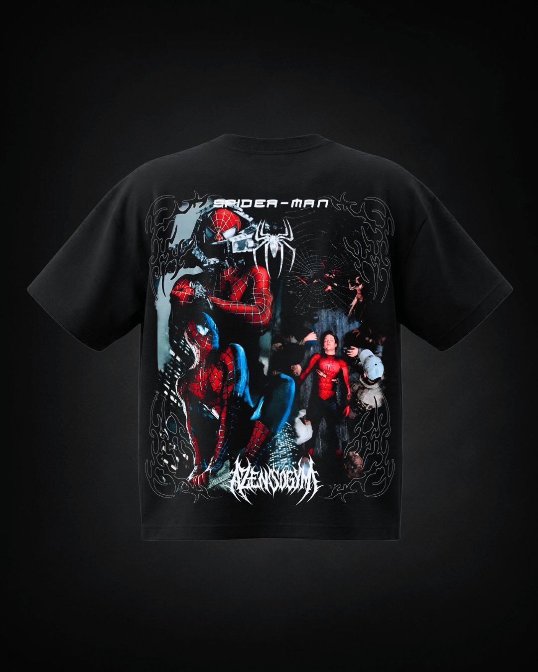 Polera Oversize Spidy "Great power Great responsibility"