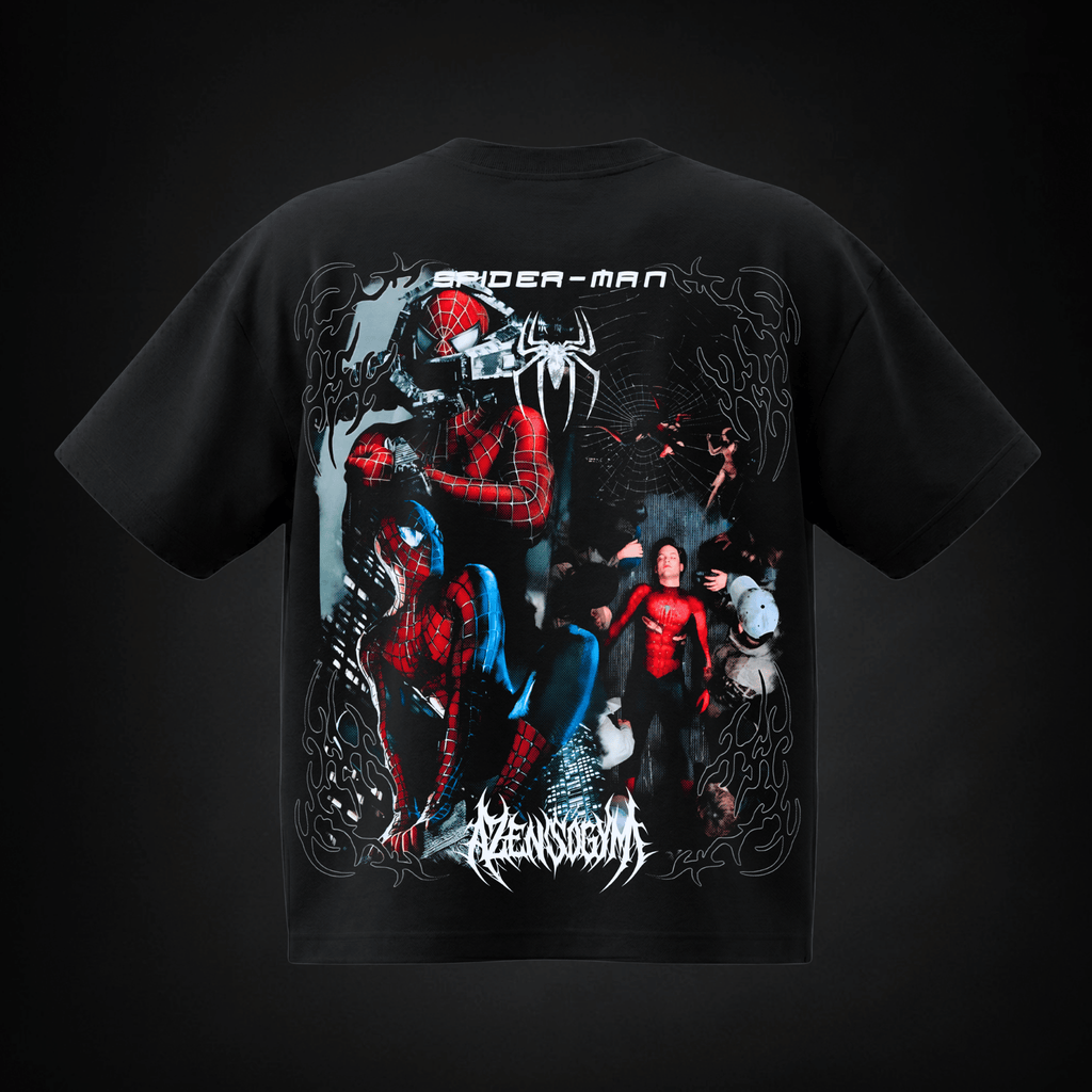 Polera Oversize Spidy "Great power Great responsibility"