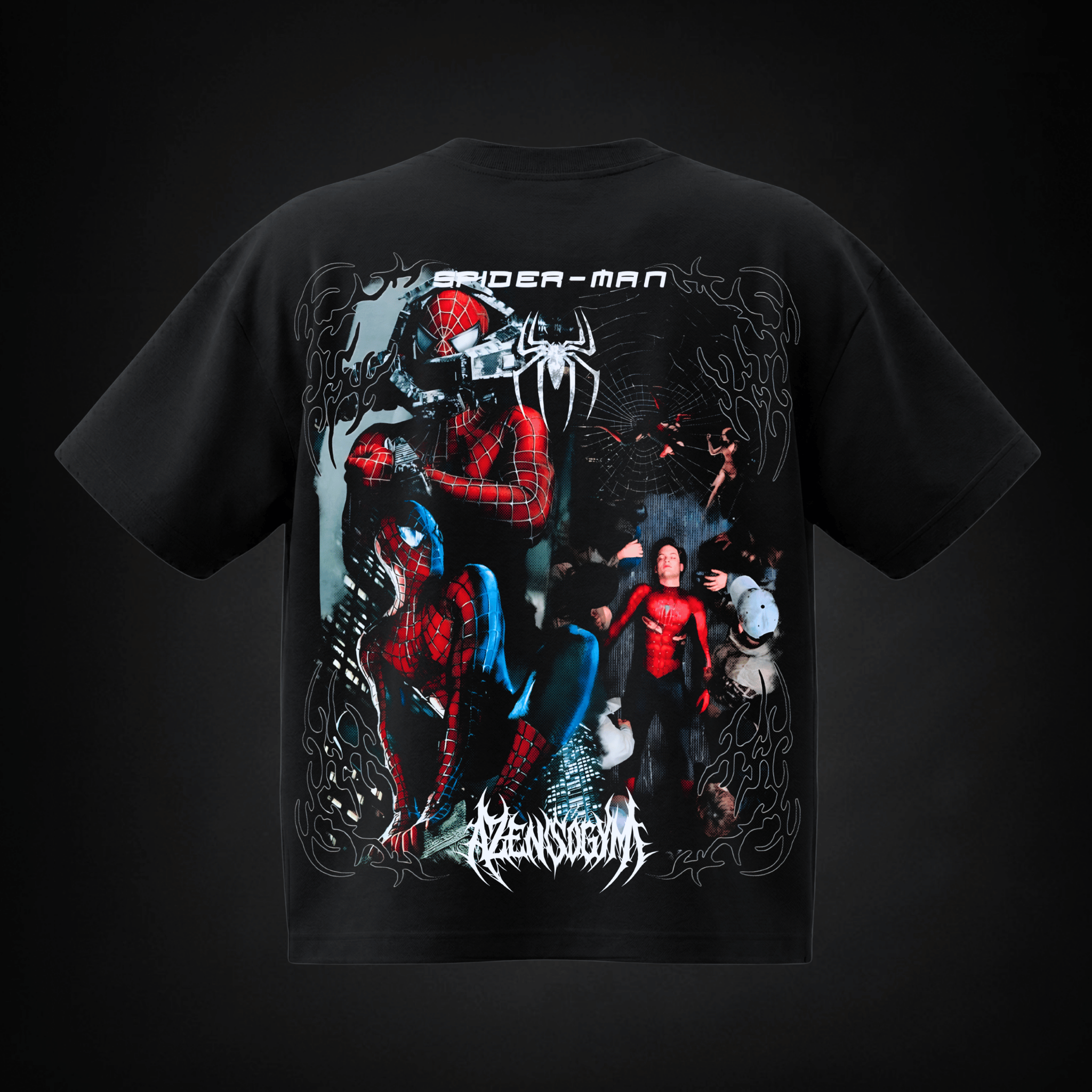 Polera Oversize Spidy "Great power Great responsibility"