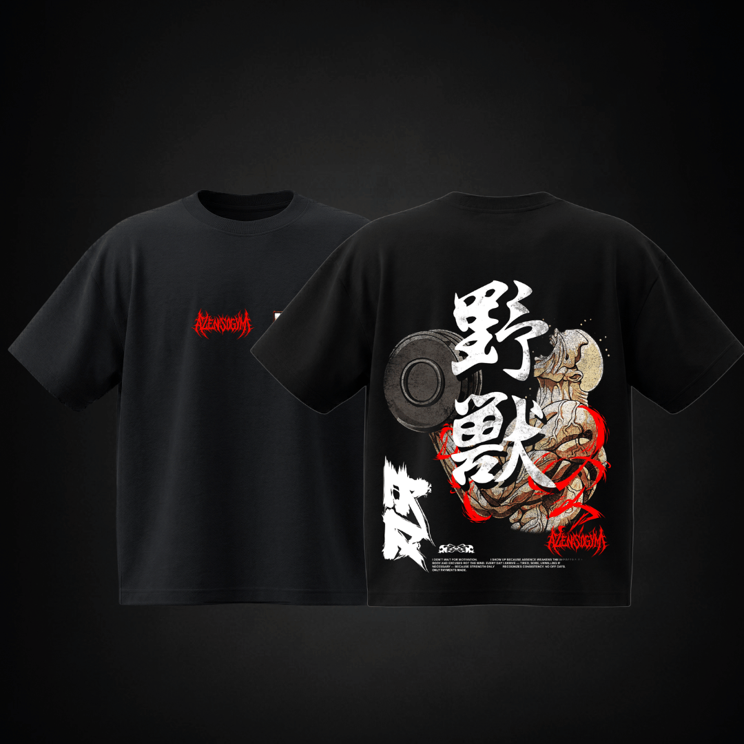Oversized T-Shirt Jack Hanma - Beast Mode