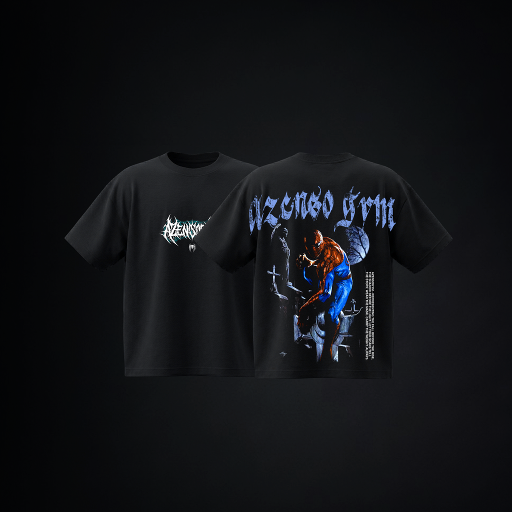 Polera Oversize Spidy Graveyard Tee