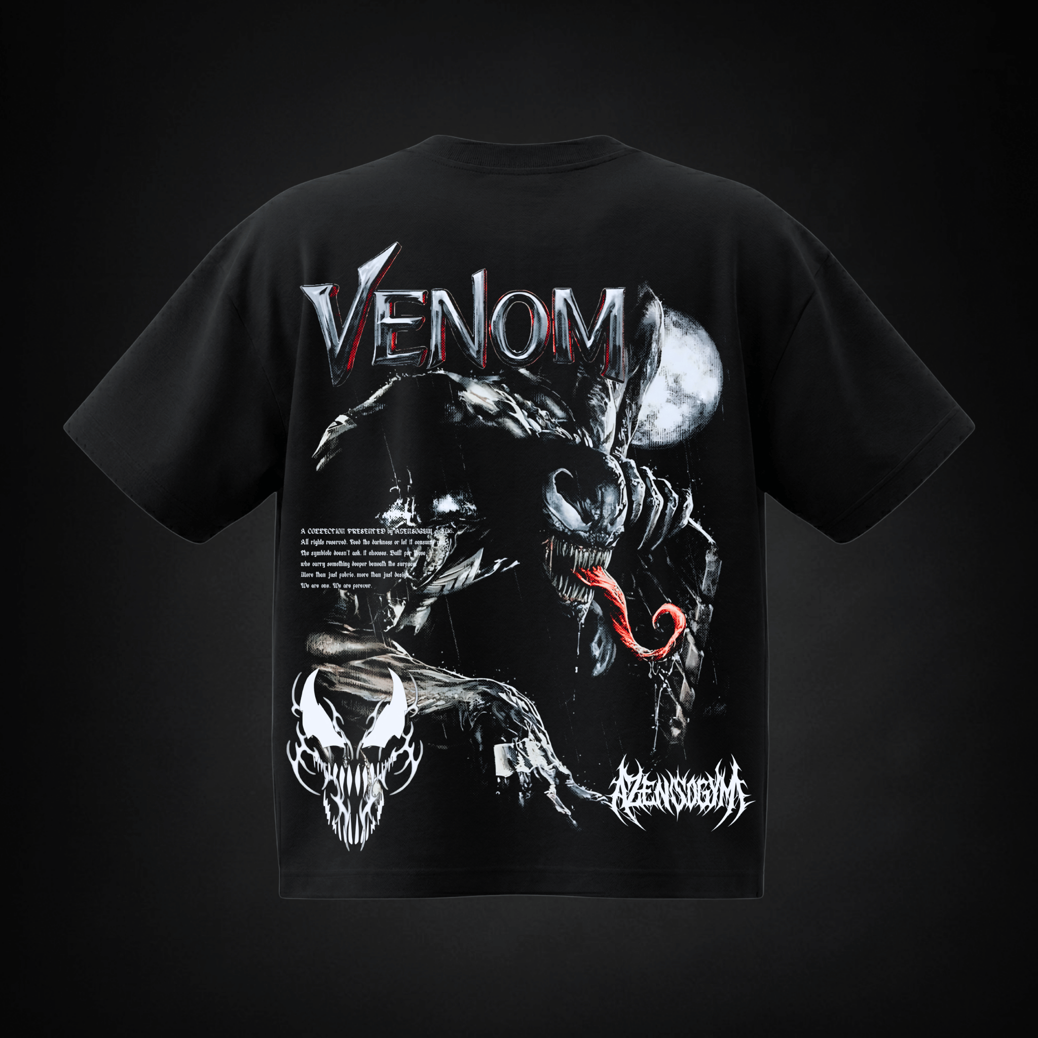 Polera Oversize Venom Shadow Tee