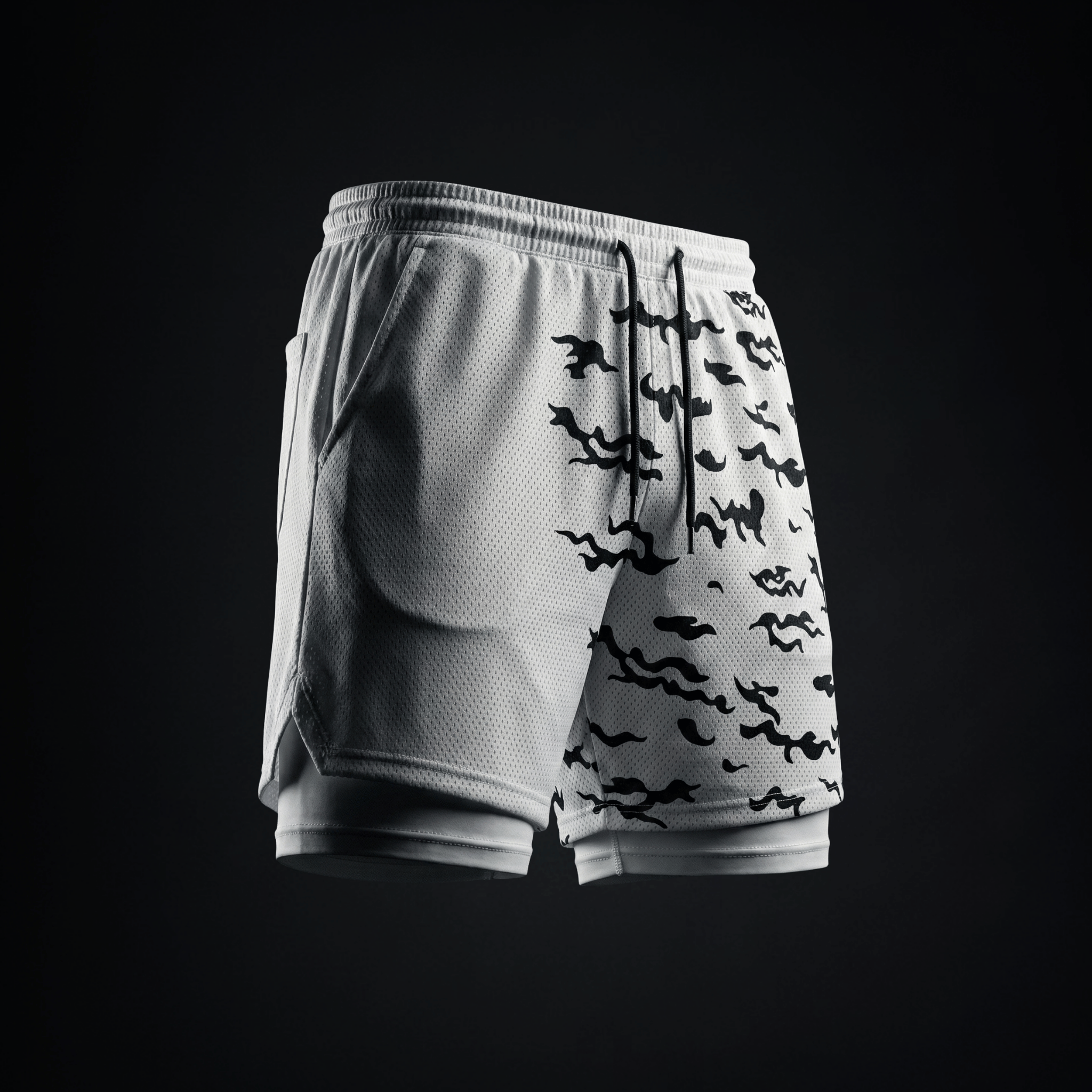 Amateratsu Shorts White