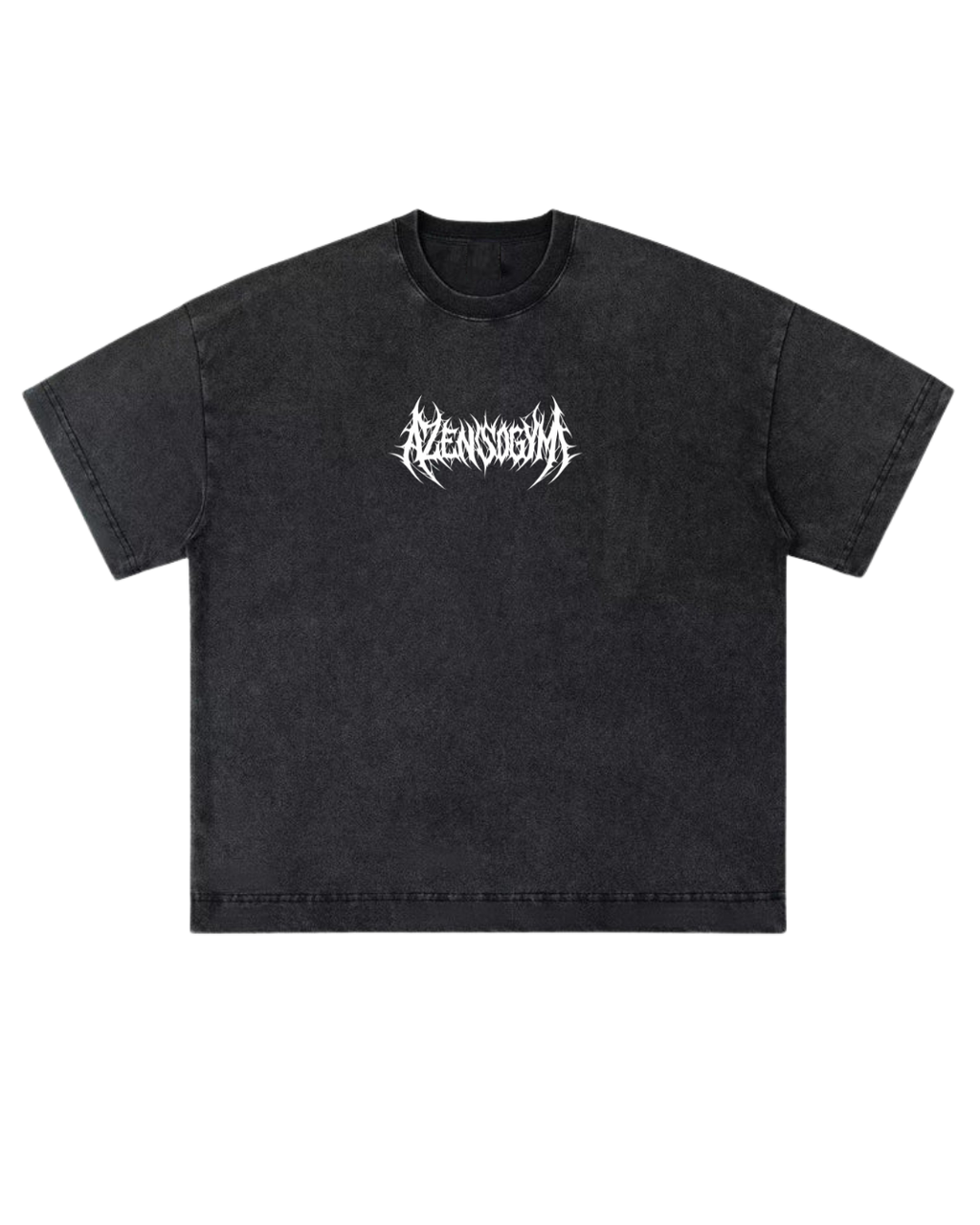 Camiseta boxy fit acid wash christ