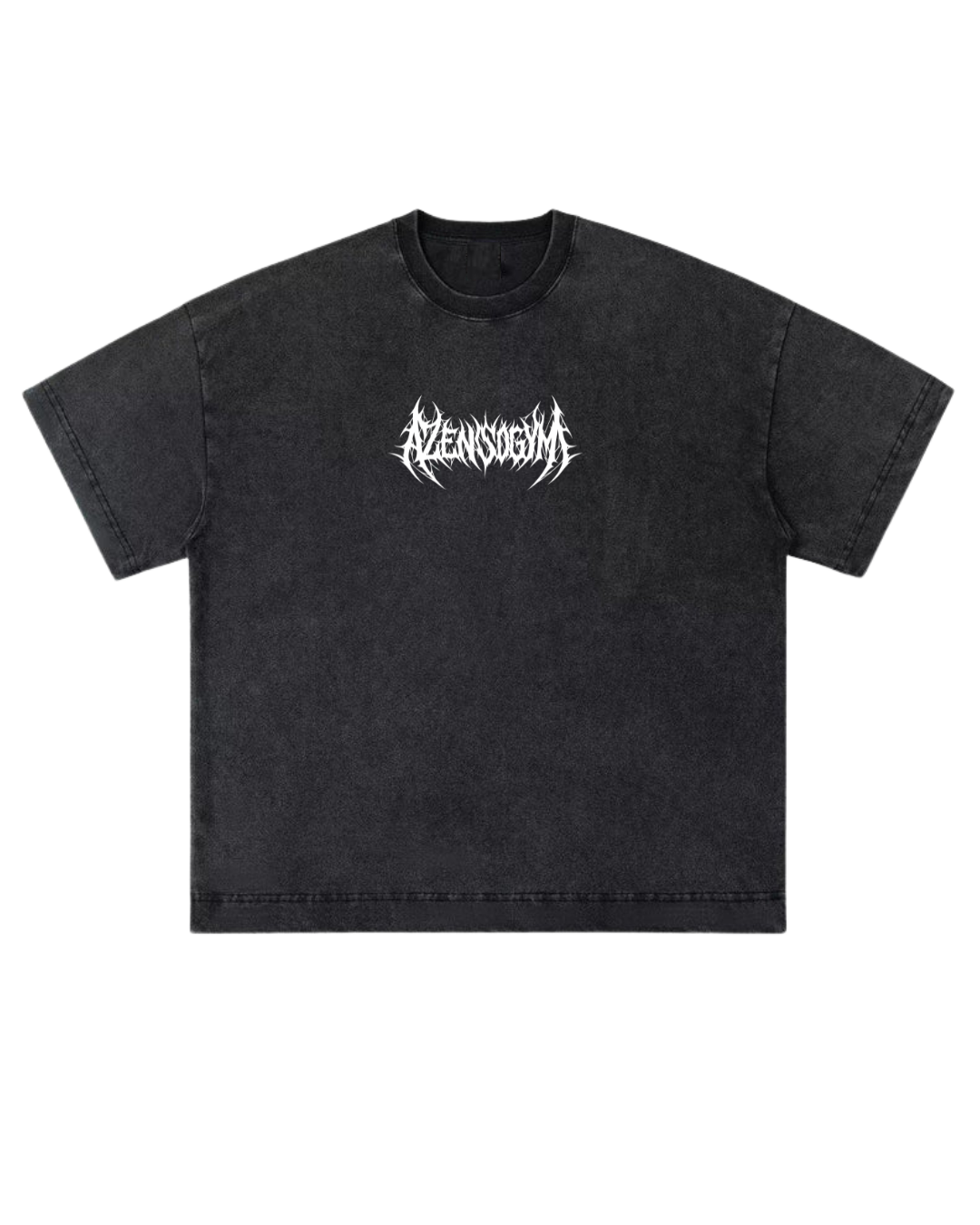 Camiseta boxy fit acid wash christ
