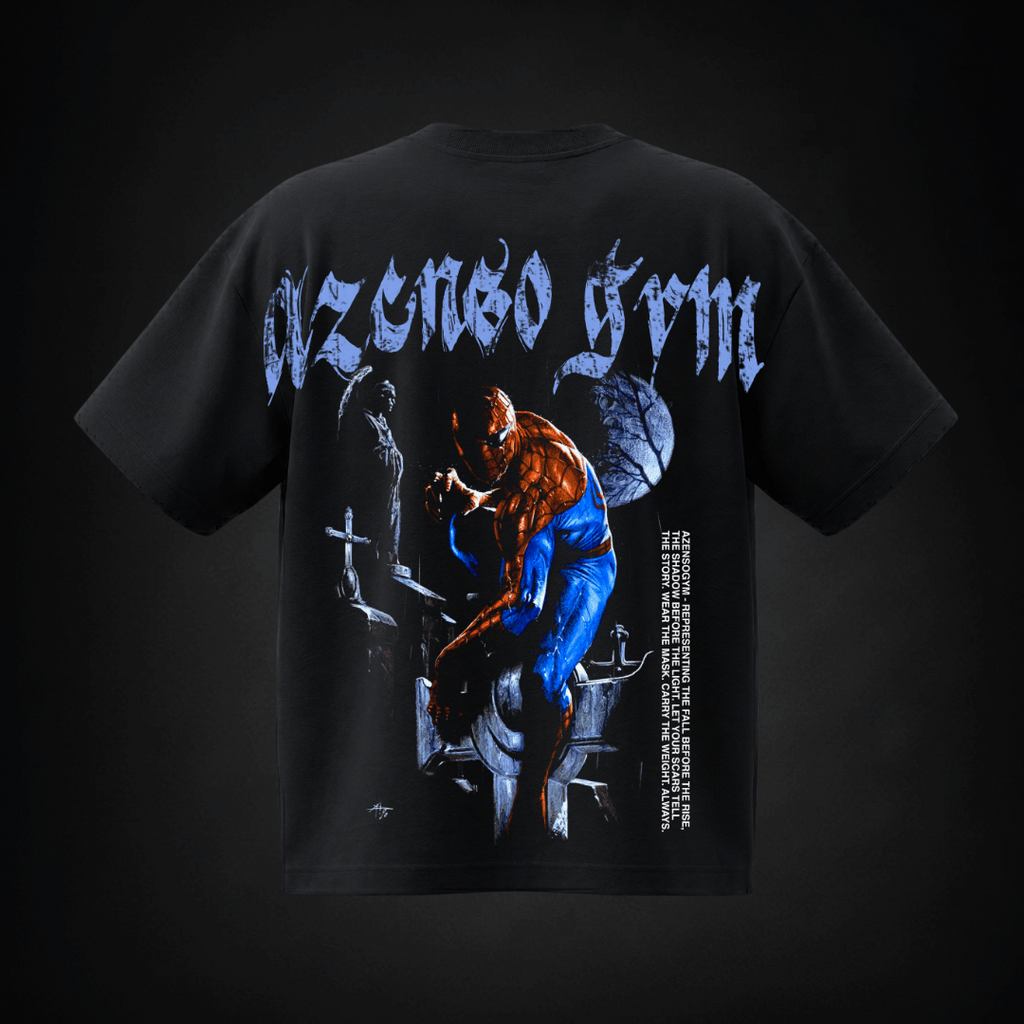 Polera Oversize Spidy Graveyard Tee