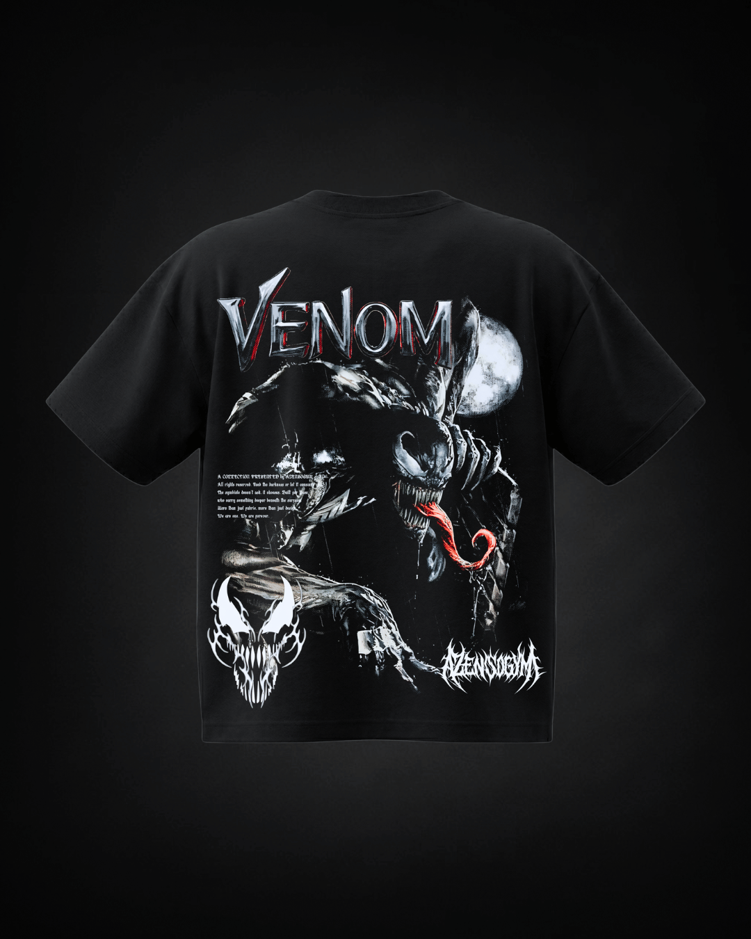 Polera Oversize Venom Shadow Tee