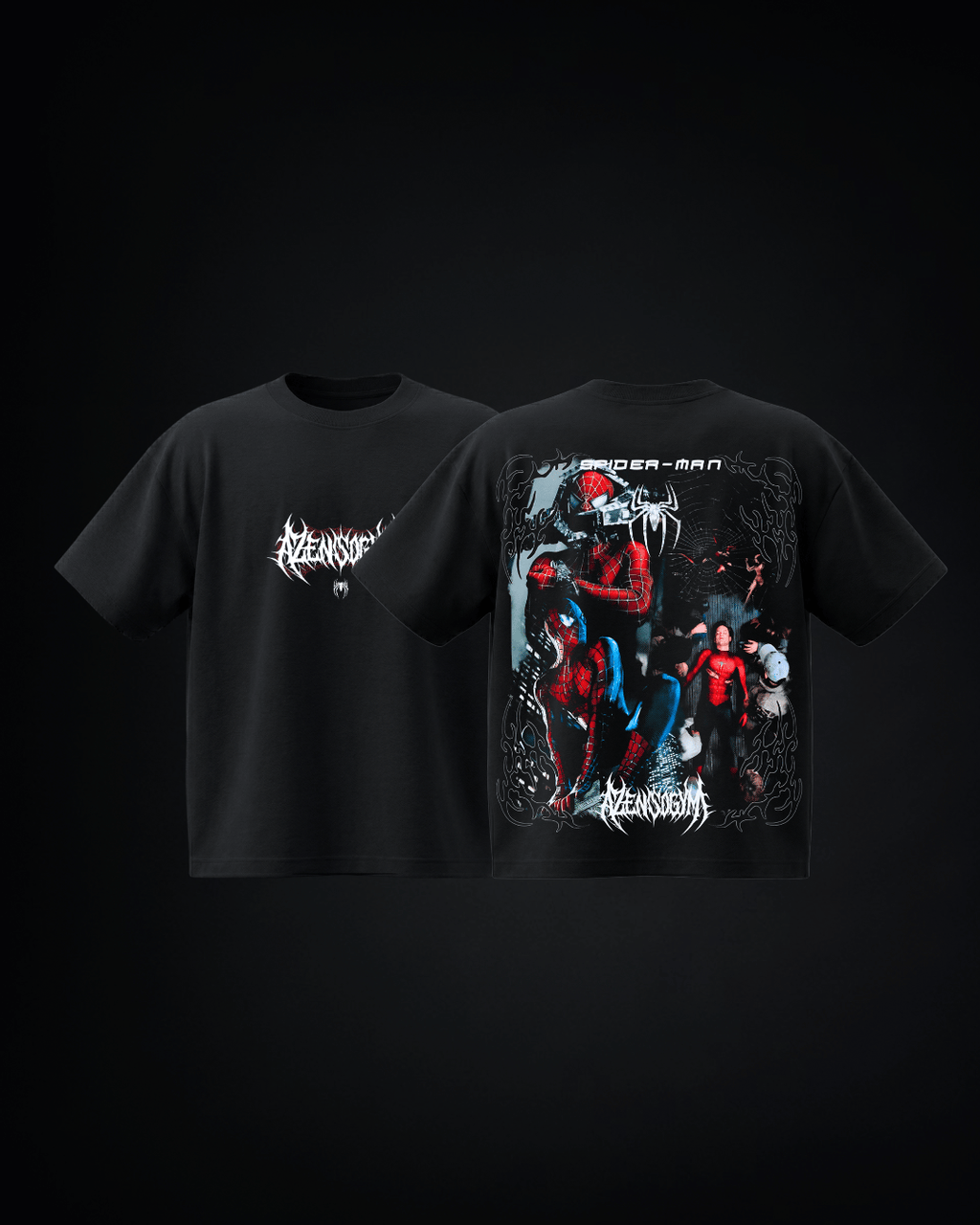 Polera Oversize Spidy "Great power Great responsibility"