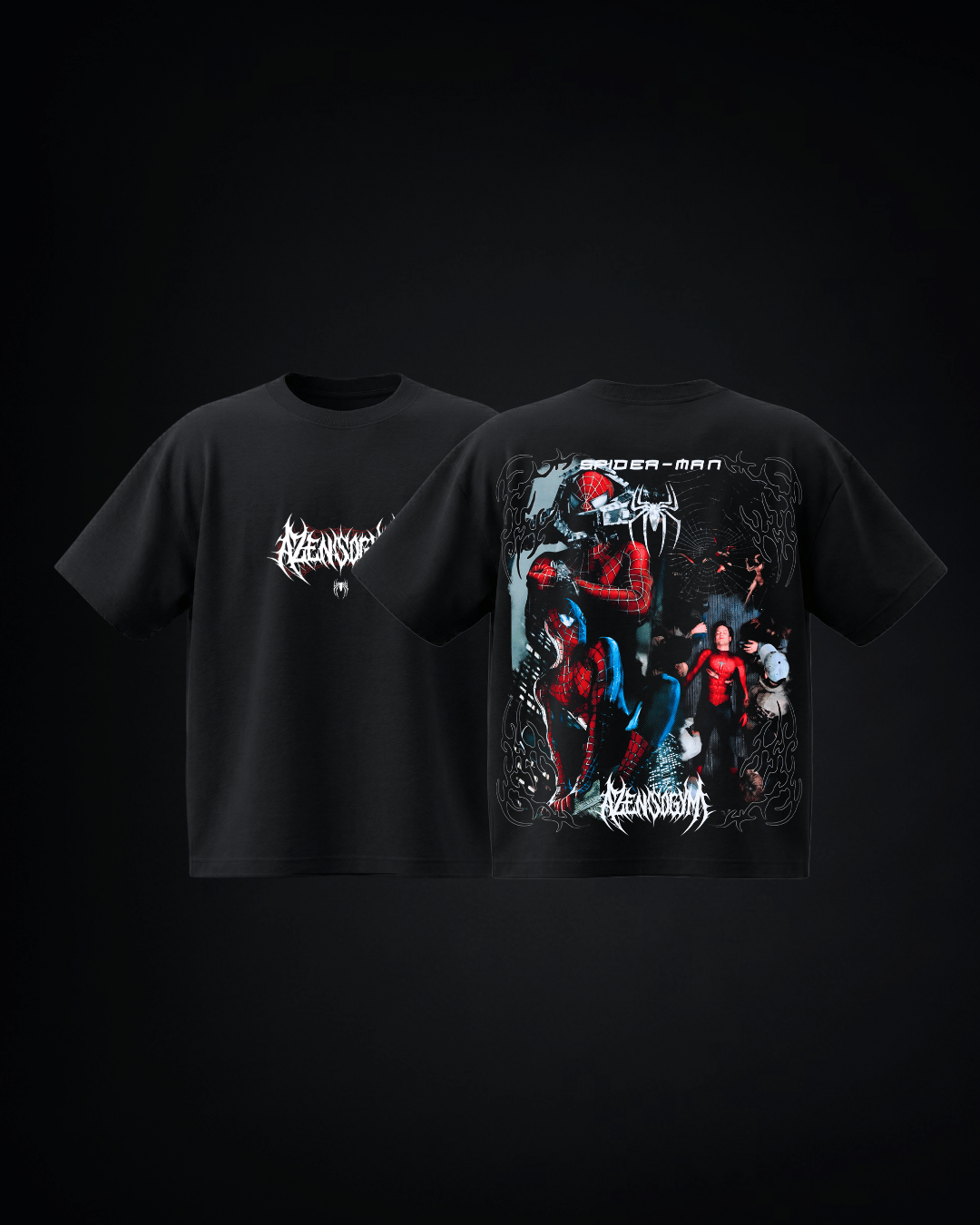Polera Oversize Spidy "Great power Great responsibility"