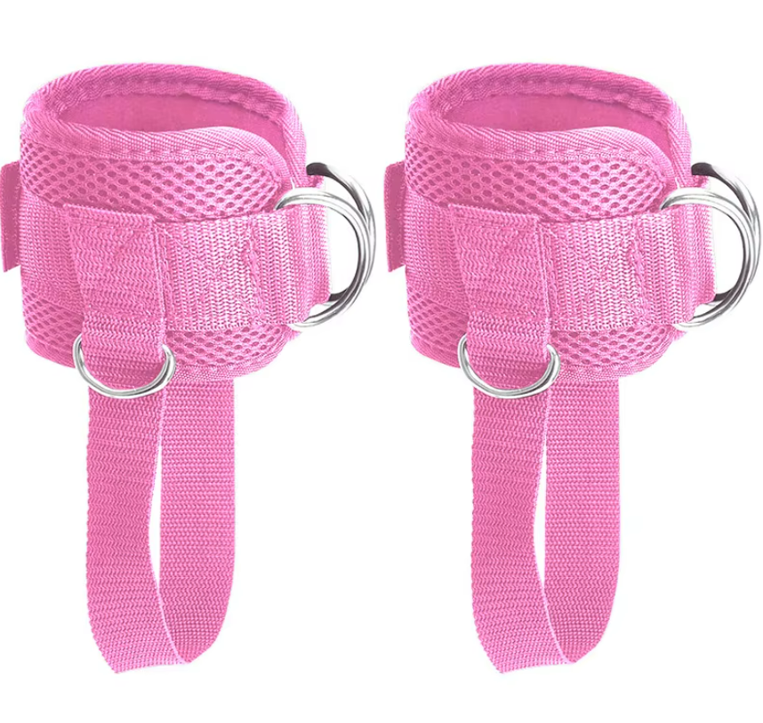 tobilleras/correa para poleas rosa