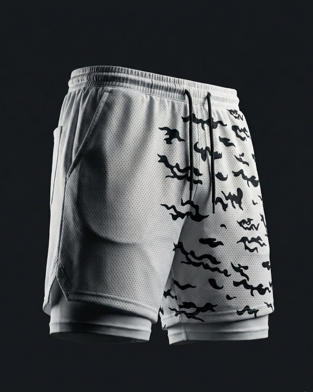 Amateratsu Shorts White
