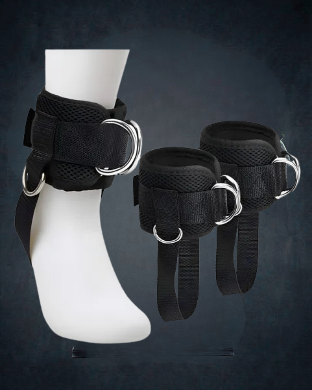 tobilleras/correa para poleas negra